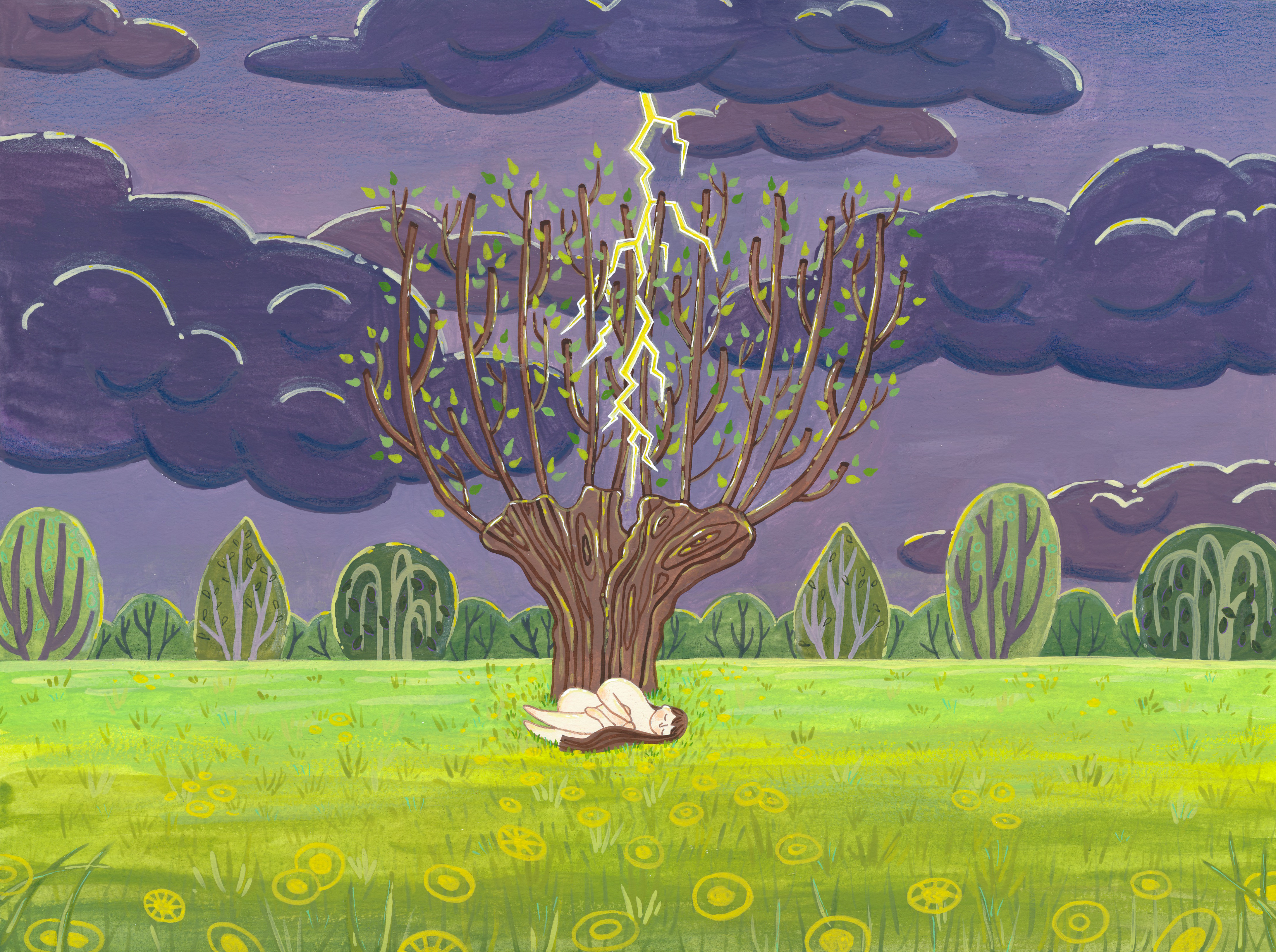 Spring storm